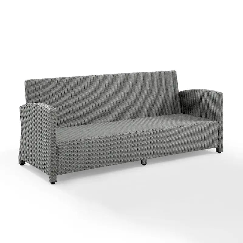 Divano da esterno in vimini Bradenton - 80,5 L x 31,75 P x 32,5 A