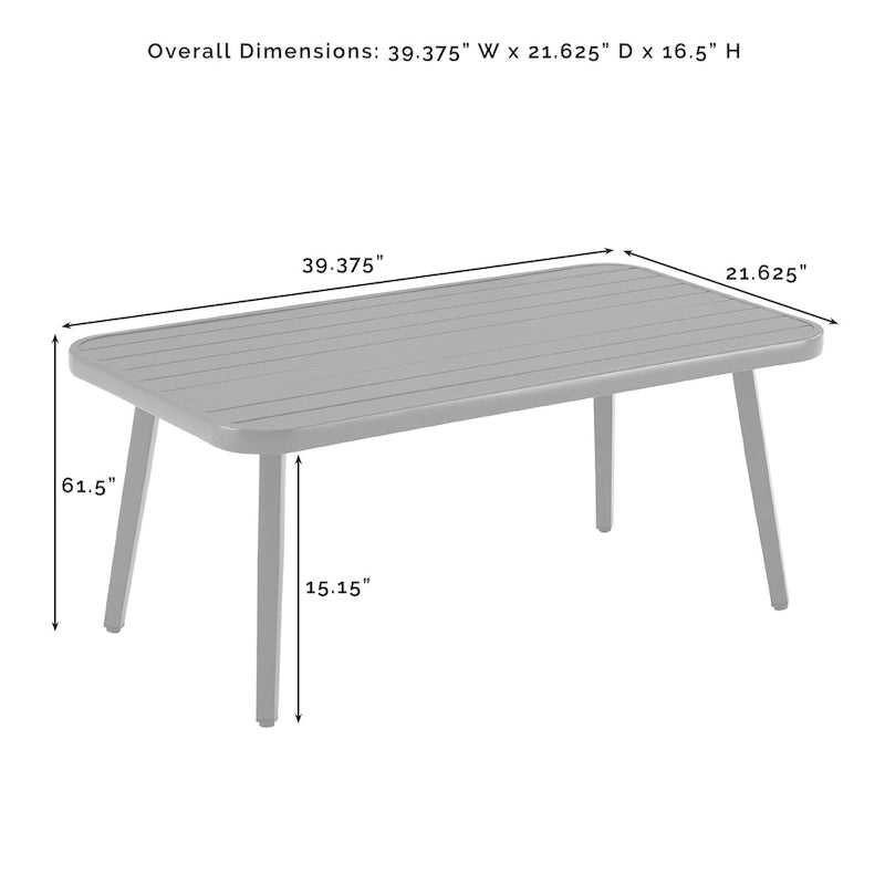 Set da conversazione Haven in vimini per esterni da 4 pezzi - 85P x 143L x 29,75A