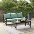 Crosley Kaplan 2Pc Outdoor Sofa Set - 79 W x 65 D x 32 H