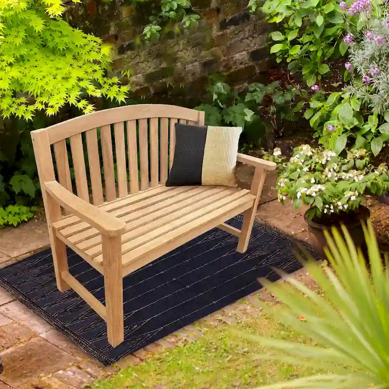 Panca da esterno in legno di teak Seven Seas Teak San Jose, 4 piedi