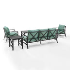 Crosley Kaplan Set Divano da Esterno 5pz - 147 L x 68.5 P x 32 H