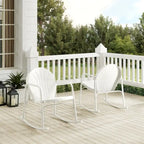 Crosley Griffith 2Pc Rocking Chair Set - 32.25H x 22.5W x 33.13'W