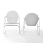 Set 2 pz di sedie a dondolo Crosley Griffith - 32,25A x 22,5L x 33,13P