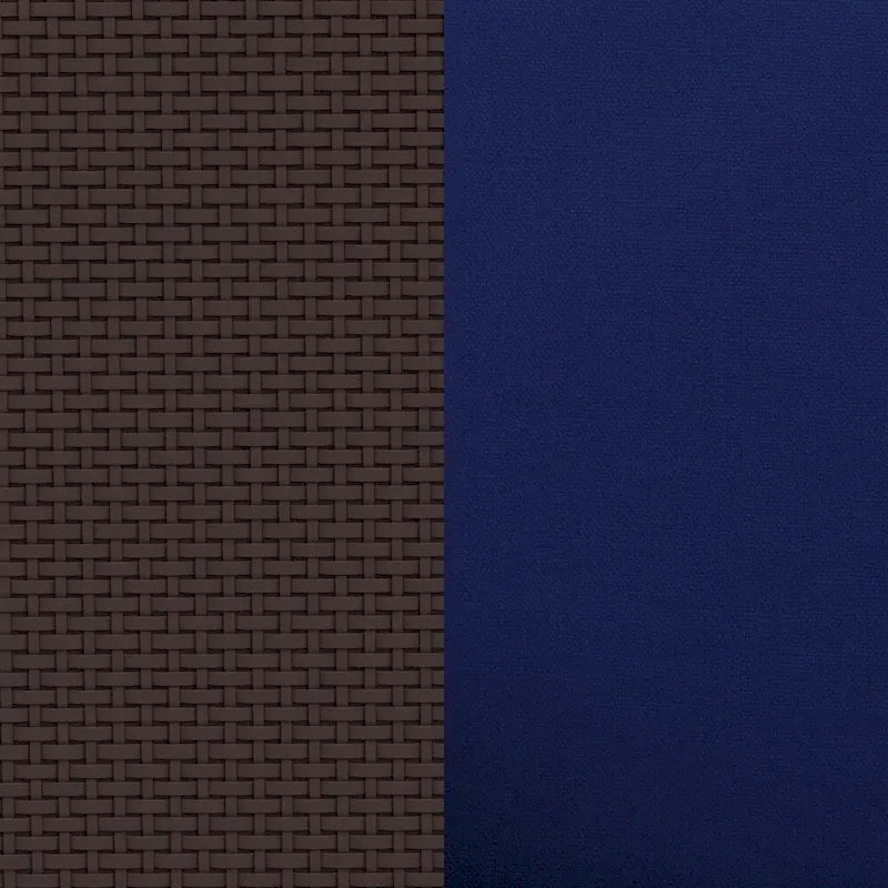 Sedia in finto rattan con cuscino per tutte le stagioni