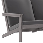 Divanetto Adirondack in poliresina per tutte le stagioni e cuscini