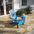 Set di 4 sedie Adirondack per tutte le stagioni con portabicchieri