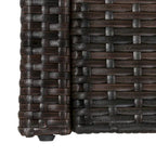 vidaXL Set di Mobili da Giardino Set da Conversazione Divano Sezionale con Tavolo Rattan - 47.2 x 27.6 x 26