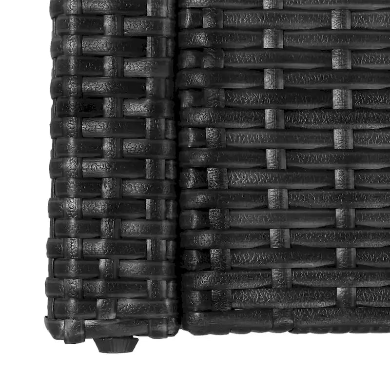 vidaXL Set di Mobili da Giardino Set da Conversazione Divano Sezionale con Tavolo Rattan - 47.2 x 27.6 x 26