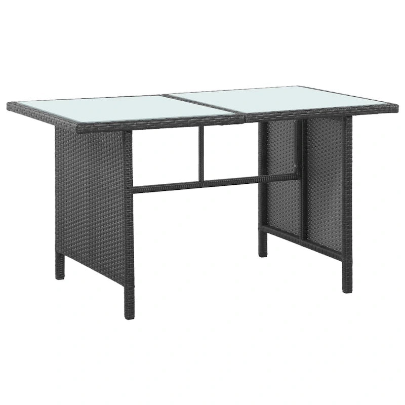 vidaXL Set di Mobili da Giardino Set da Conversazione Divano Sezionale con Tavolo Rattan - 47.2 x 27.6 x 26