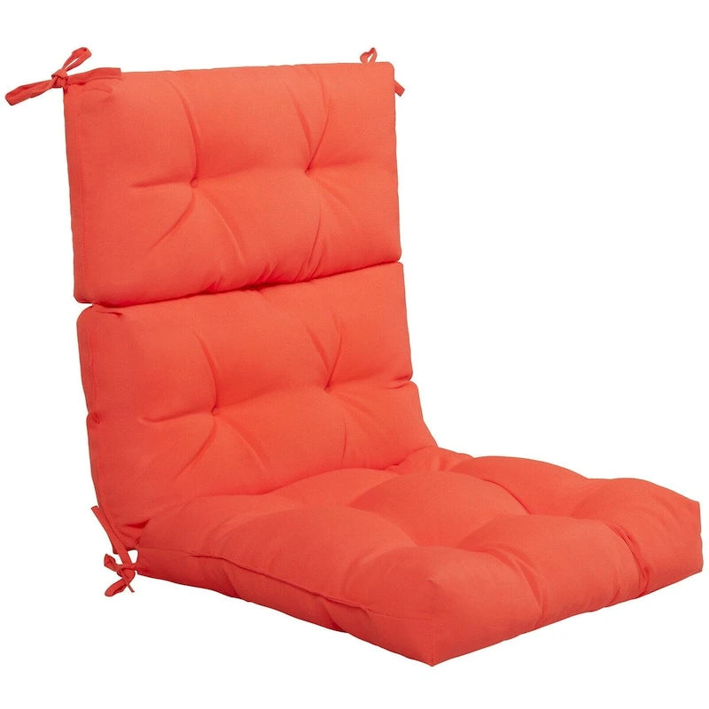 Cuscino per sedia da giardino trapuntato 22 x 44 - 44 (L) x 22 (P) x 5 (A)