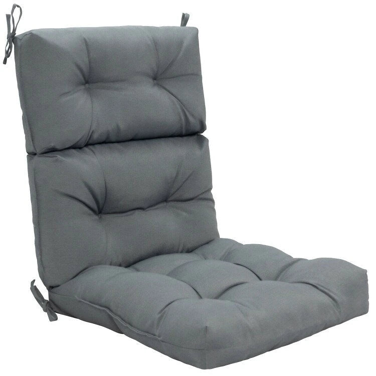 Cuscino per sedia da giardino trapuntato 22 x 44 - 44 (L) x 22 (P) x 5 (A)