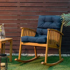 Cuscino per sedia da giardino trapuntato 22 x 44 - 44 (L) x 22 (P) x 5 (A)