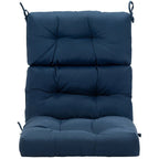 Cuscino per sedia da giardino trapuntato 22 x 44 - 44 (L) x 22 (P) x 5 (A)