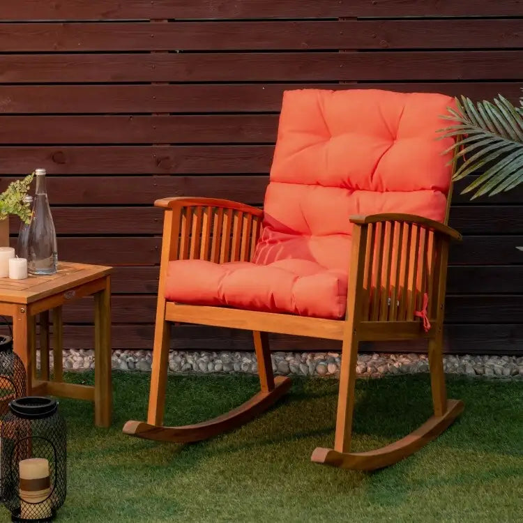 Cuscino per sedia da giardino trapuntato 22 x 44 - 44 (L) x 22 (P) x 5 (A)