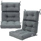 Cuscino per sedia da giardino trapuntato 22 x 44 - 44 (L) x 22 (P) x 5 (A)