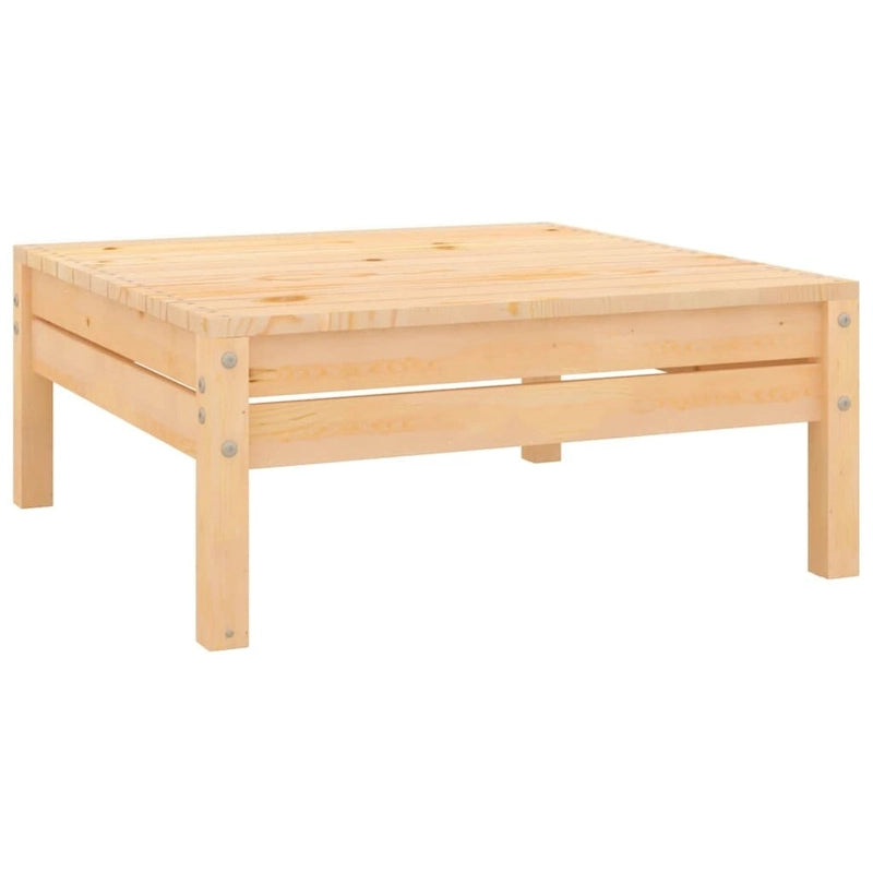 vidaXL Salotto da Giardino 3 pz Set Divano Sezionale da Esterno in Legno Massello di Pino