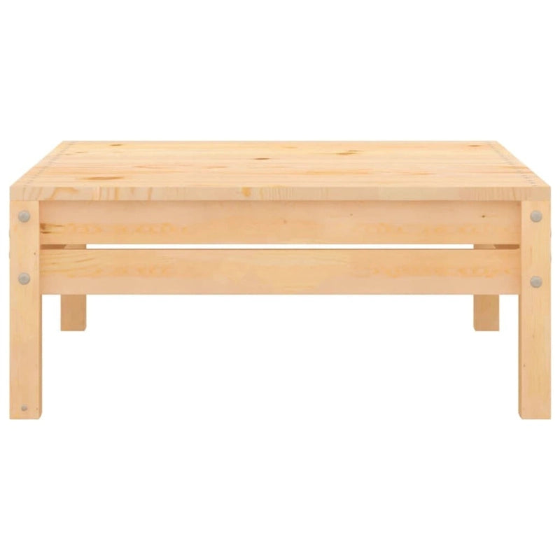 vidaXL Salotto da Giardino 3 pz Set Divano Sezionale da Esterno in Legno Massello di Pino