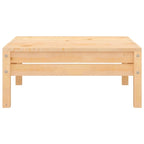 vidaXL Salotto da Giardino 3 pz Set Divano Sezionale da Esterno in Legno Massello di Pino