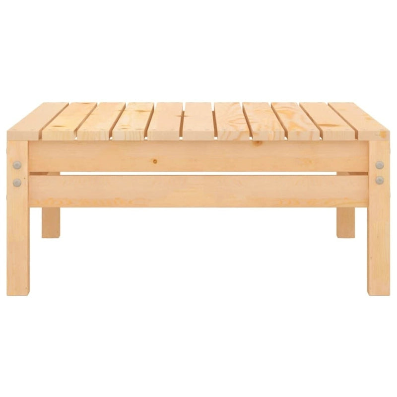 vidaXL Salotto da Giardino 3 pz Set Divano Sezionale da Esterno in Legno Massello di Pino