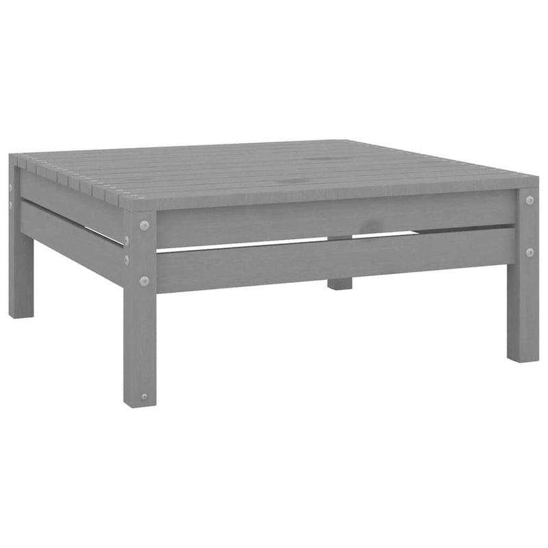 vidaXL Salotto da Giardino 3 pz Set Divano Sezionale da Esterno in Legno Massello di Pino