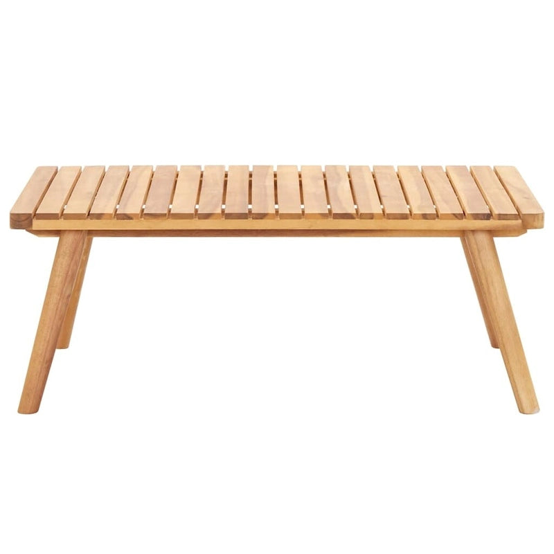 vidaXL Set Divani da Giardino Set Divano da Esterno Tavolino Legno Massello di Acacia - 23.6 x 25.6 x 25.6