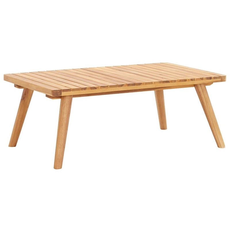 vidaXL Set Divani da Giardino Set Divano da Esterno Tavolino Legno Massello di Acacia - 23.6 x 25.6 x 25.6