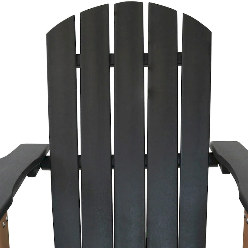 Sedia Adirondack da Esterni Sunnydaze per Tutte le Stagioni con Portabibite