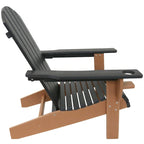 Sedia Adirondack da Esterni Sunnydaze per Tutte le Stagioni con Portabibite