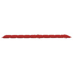vidaXL Lettino da giardino con cuscino in legno massello di acacia - 72,4 x 21,7 x 25,2