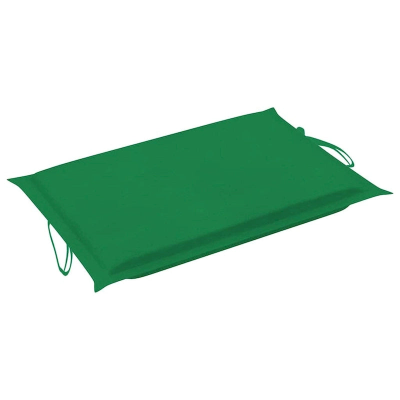 vidaXL Lettino da giardino con cuscino in legno massello di acacia - 72,4 x 21,7 x 25,2