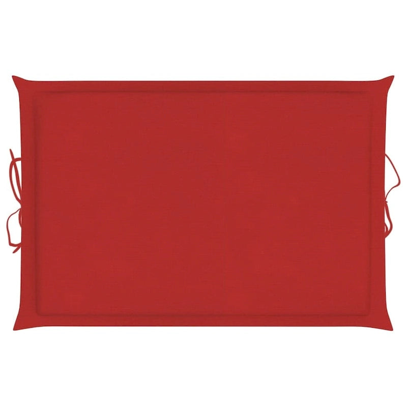 vidaXL Lettino da giardino con cuscino in legno massello di acacia - 72,4 x 21,7 x 25,2