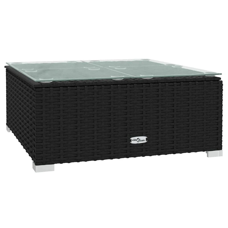 vidaXL Divano Sezionale da Giardino Divanetto Divano Angolare Poltrona da Esterno in Polyrattan