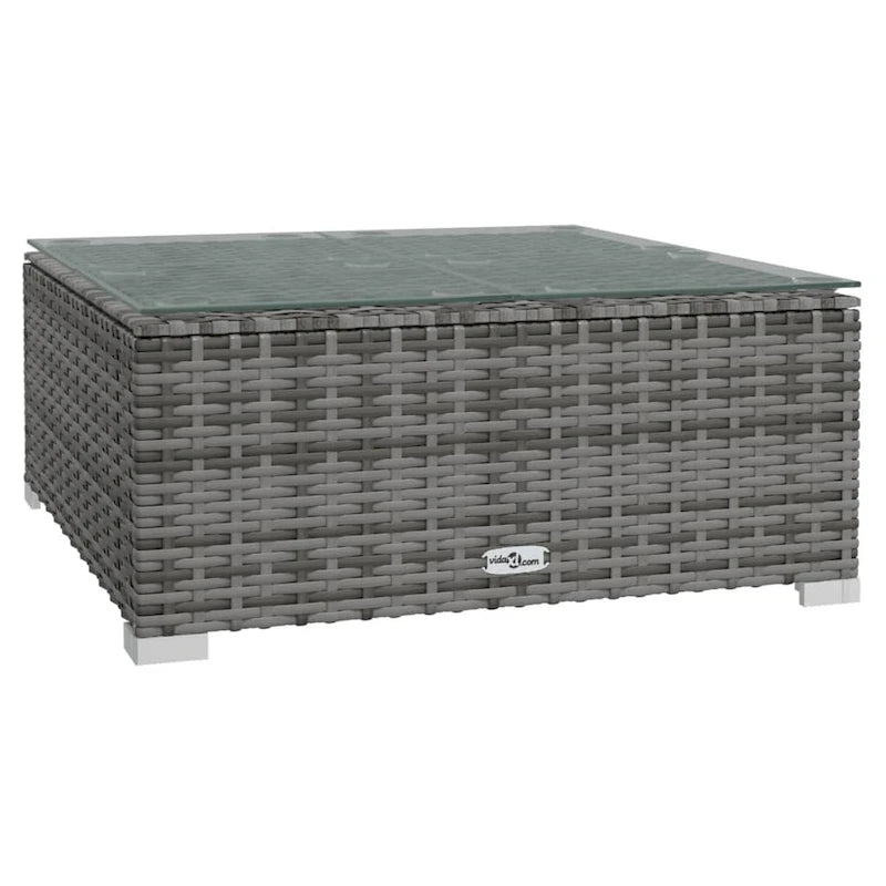 vidaXL Divano Sezionale da Giardino Divanetto Divano Angolare Poltrona da Esterno in Polyrattan