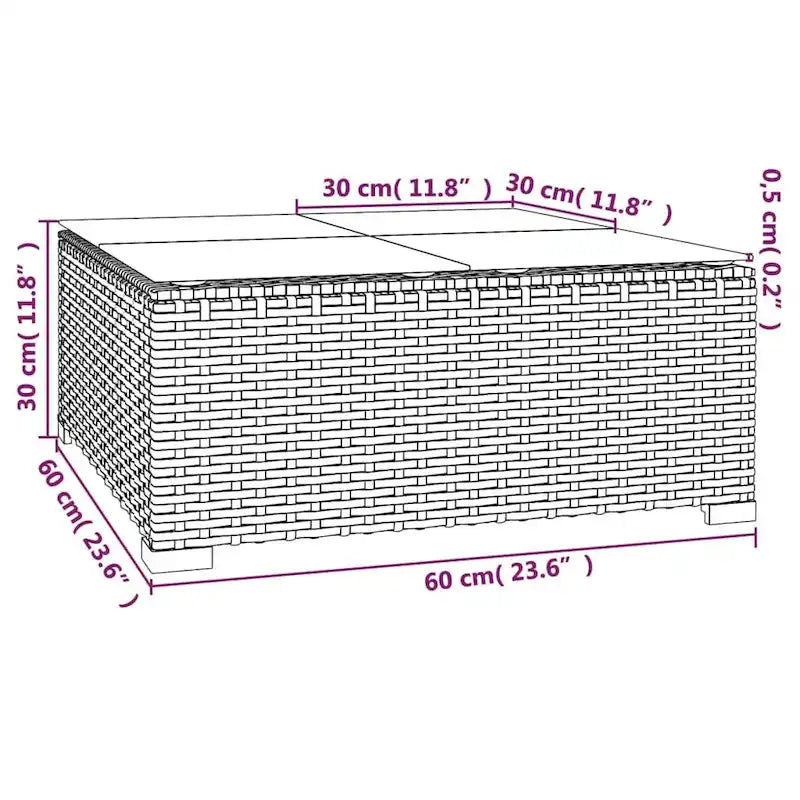 vidaXL Divano Sezionale da Giardino Divanetto Divano Angolare Poltrona da Esterno in Polyrattan