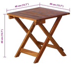 vidaXL Lettini prendisole 2 pz con tavolo e cuscini in legno massello di acacia - 72.4 x 21.7 x 25.2