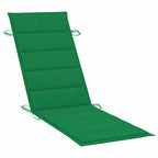 vidaXL Lettini prendisole 2 pz con tavolo e cuscini in legno massello di acacia - 72.4 x 21.7 x 25.2