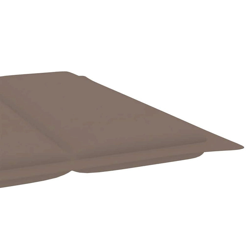 vidaXL Lettini prendisole 2 pz con tavolo e cuscini in legno massello di acacia - 72.4 x 21.7 x 25.2