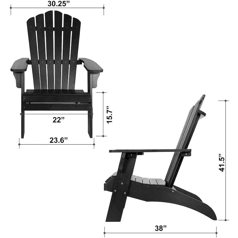 Sedia Adirondack in polistirene