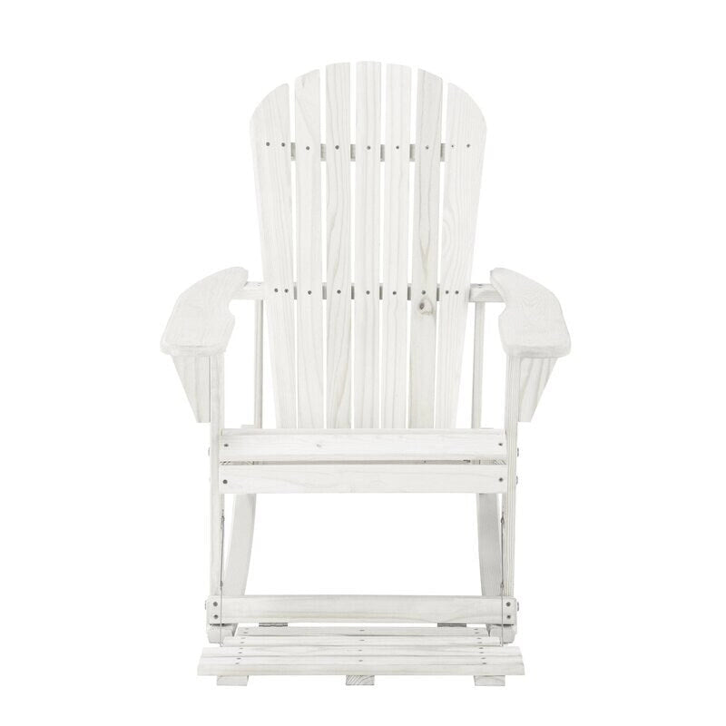 Sedia a dondolo Adirondack della collezione Zero Gravity con poggiapiedi integrato (confezione da 2)