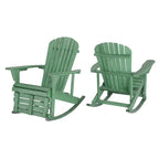 Sedia a dondolo Adirondack della collezione Zero Gravity con poggiapiedi integrato (confezione da 2)