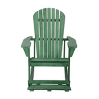 Sedia a dondolo Adirondack della collezione Zero Gravity con poggiapiedi integrato (confezione da 2)