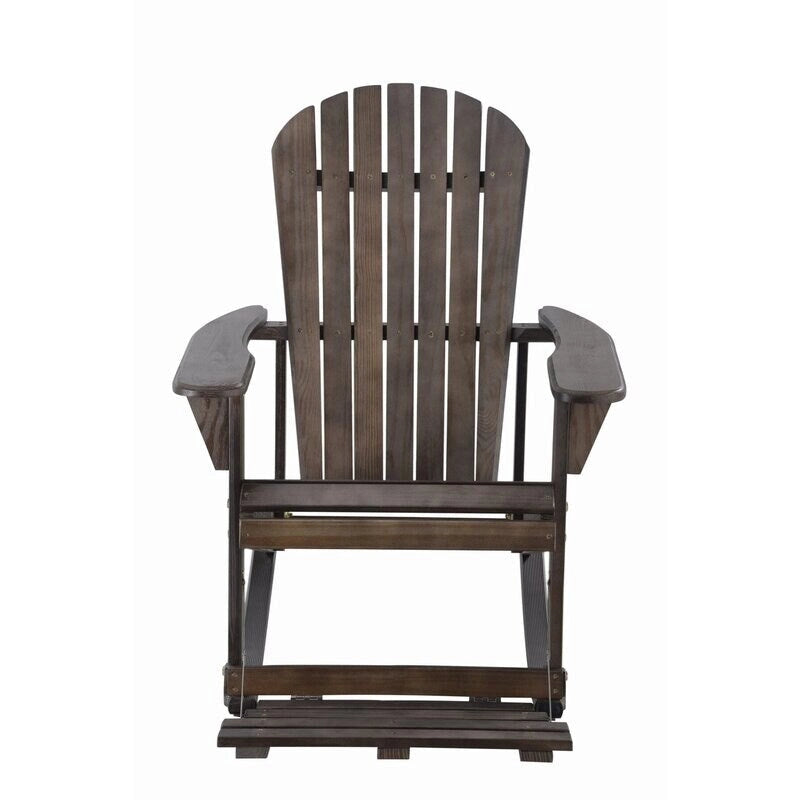 Sedia a dondolo Adirondack della collezione Zero Gravity con poggiapiedi integrato (confezione da 2)
