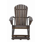 Sedia a dondolo Adirondack della collezione Zero Gravity con poggiapiedi integrato (confezione da 2)