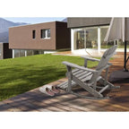 Sedia a dondolo Adirondack della collezione Zero Gravity con poggiapiedi integrato (confezione da 2)
