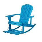 Sedia a dondolo Adirondack della collezione Zero Gravity con poggiapiedi integrato (confezione da 2)