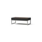 Set da 8 pezzi da esterno con divanetti Milo Espresso Sunbrella ad azione meccanica