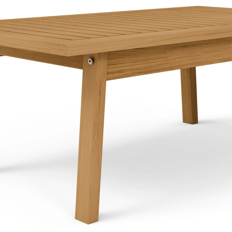 Set da conversazione da esterno in legno di acacia a 4 pezzi