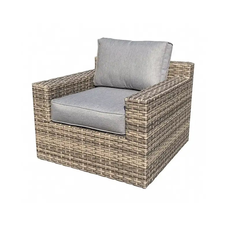 Set da Salotto Ventura in Rattan 11 Pezzi con Sedie Multiple