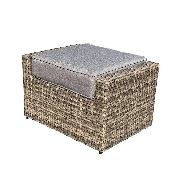 Set da Salotto Ventura in Rattan 11 Pezzi con Sedie Multiple