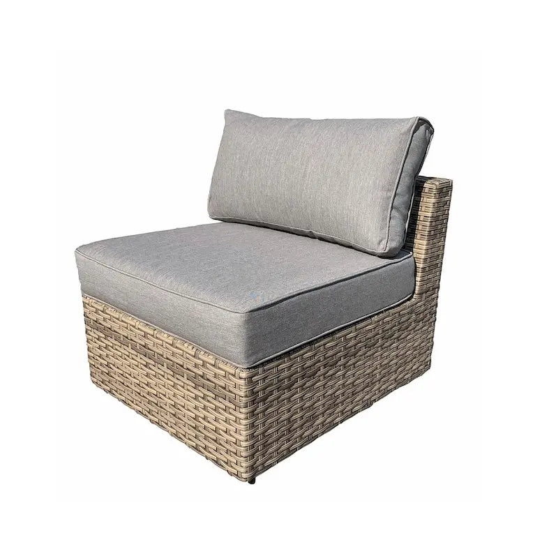 Set da Salotto Ventura in Rattan 11 Pezzi con Sedie Multiple
